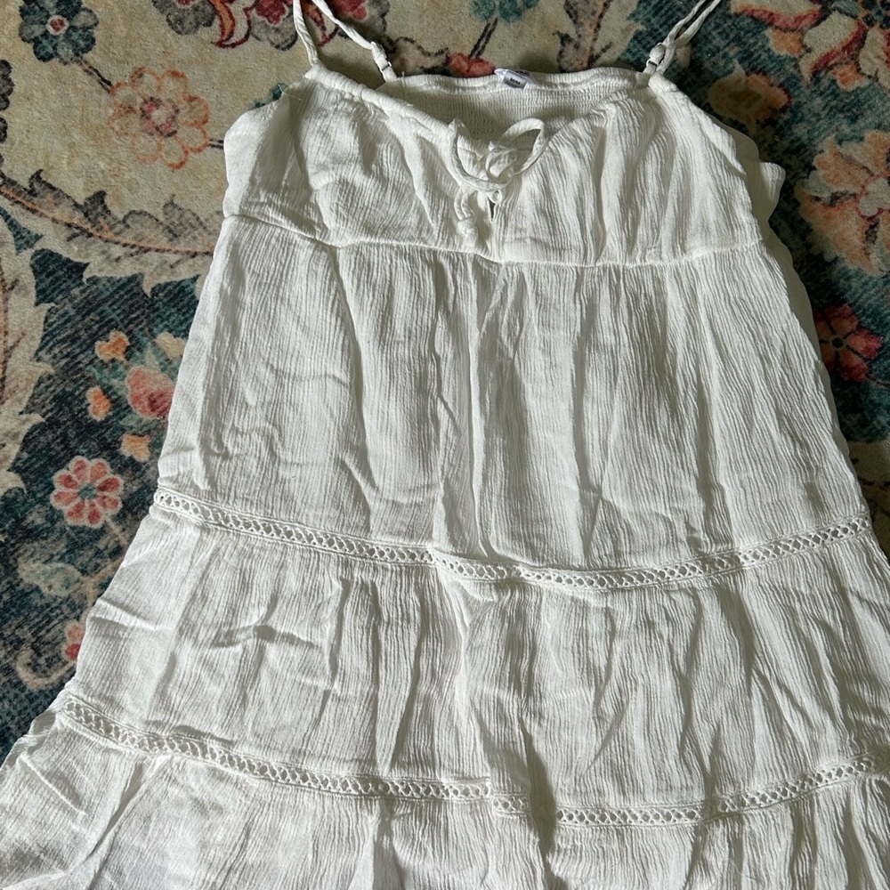White Spaghetti Strap Dress